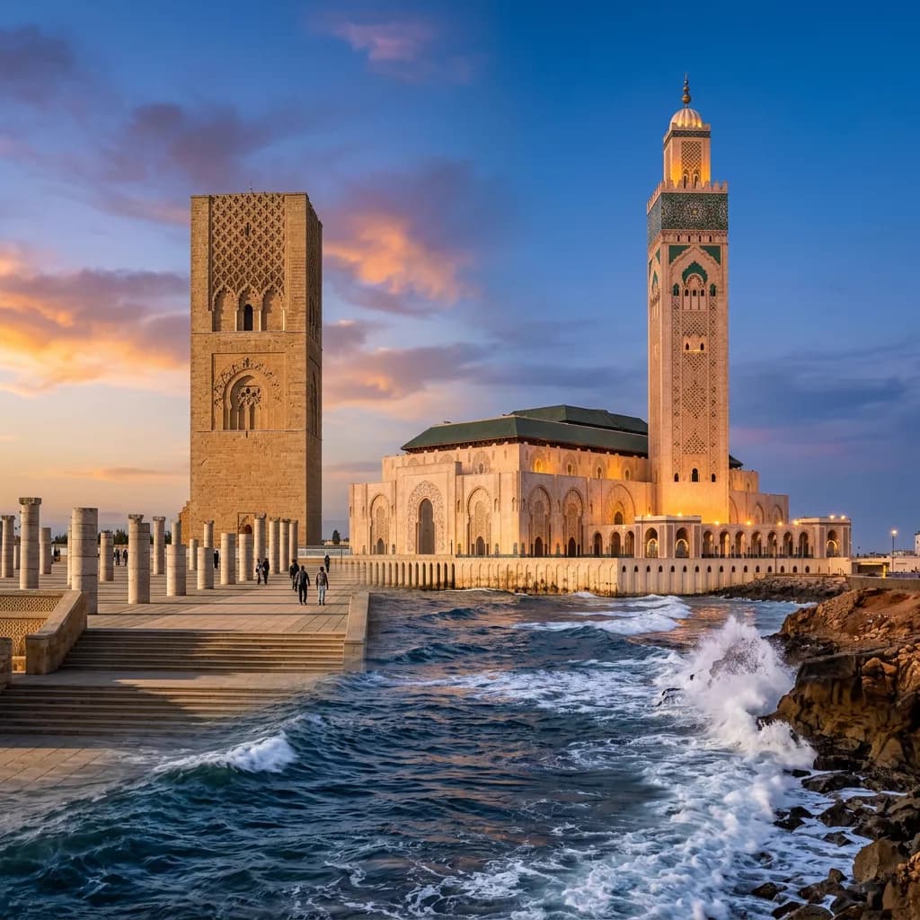 Casablanca e Rabat: Tradição e Modernidade