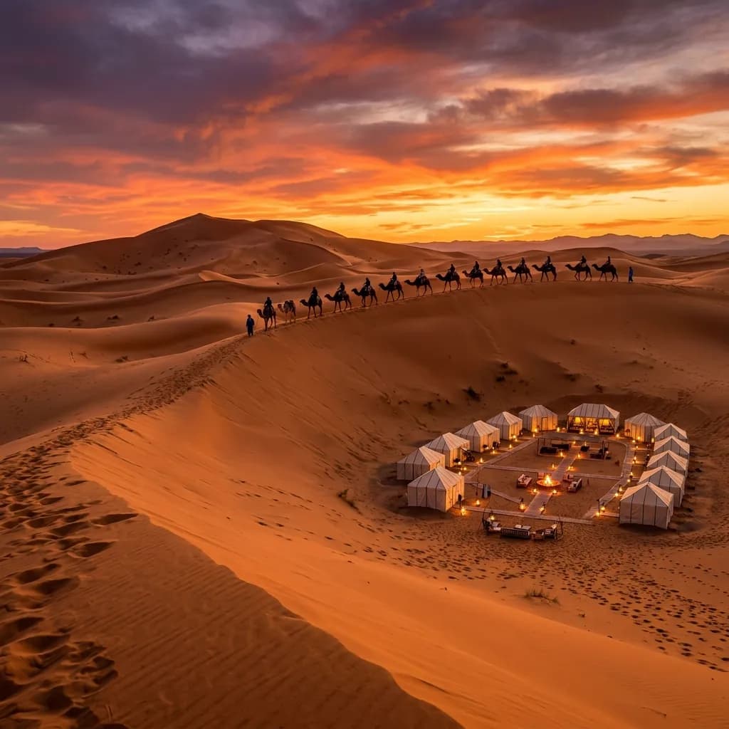 Mergulho no Saara: Aventura de 4 dias em Merzouga - Tour privado